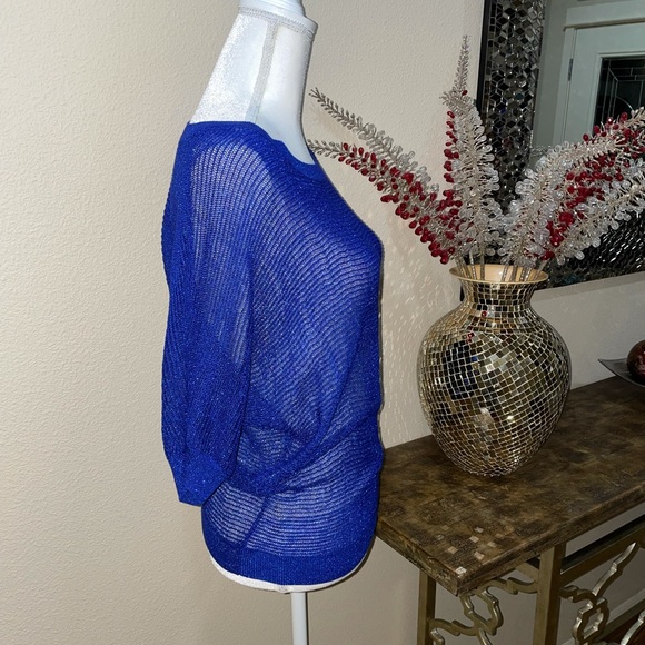 Ana blue sheer top - Picture 5 of 14